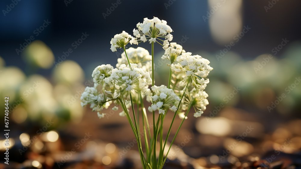Obraz premium close up of a hyacinth HD 8K wallpaper Stock Photographic Image