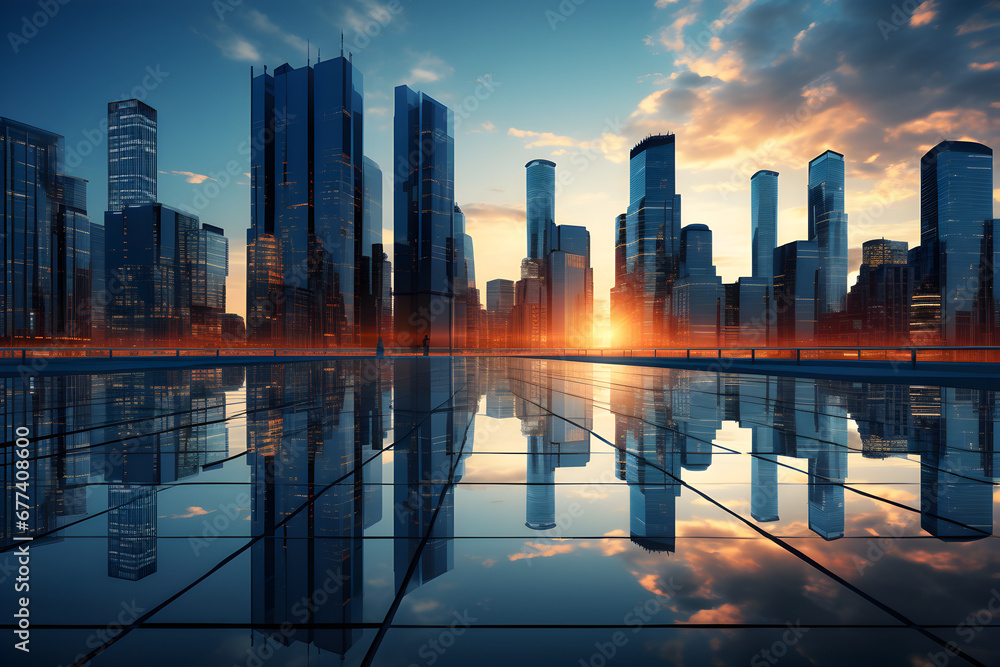 view of a big modern city urban landscape, looking up at reflective skyscraper business office buildings, view of a big modern city urban landscape, looking up at reflective skyscraper business office buildings,