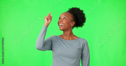 Phone, fail and black woman in studio confused by glitch, 404 or scam alert on blue background. Network, error and African female frustrated with phishing, fake news or app, spam or internet problem photo