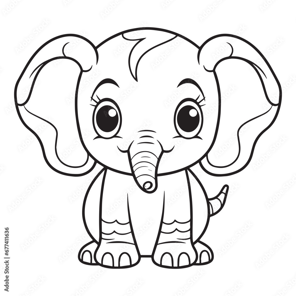 cute elephant coloring pagers cute elephant coloring pagers
