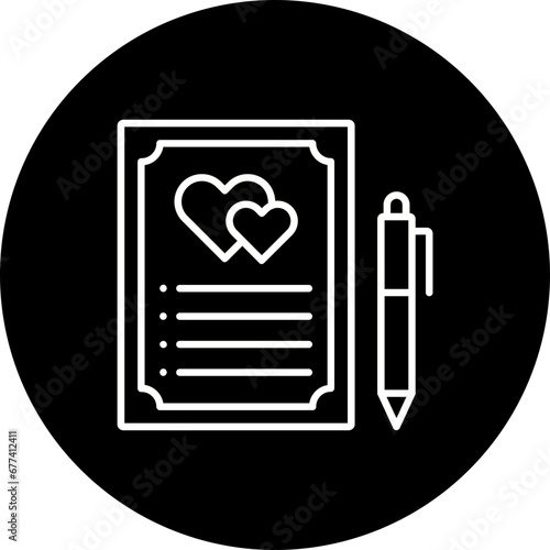Wedding Contract Icon