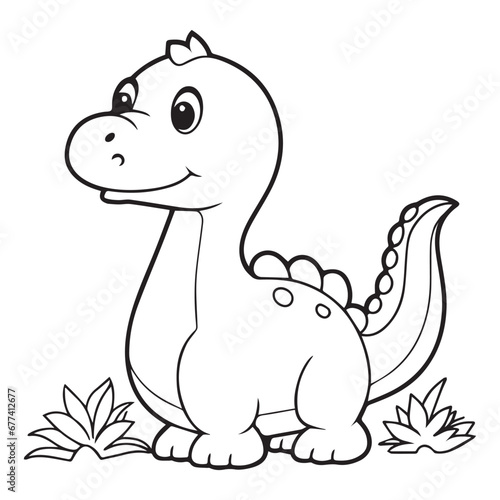 cute Dinosaur coloring pages