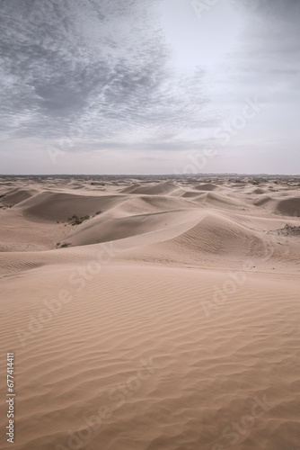 Badain Jaran Desert in Inner Mongolia  China  the third largest desert