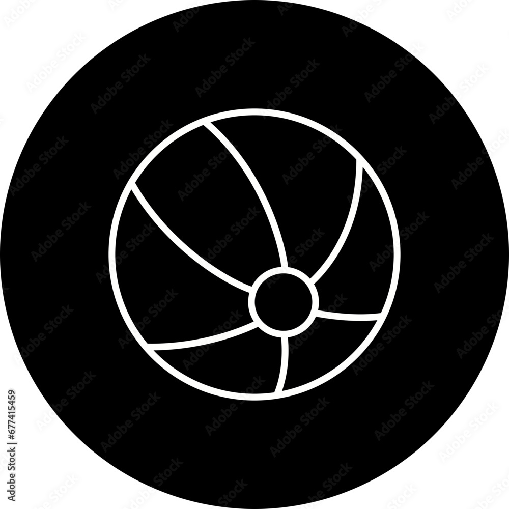 Beach Ball Icon Beach Ball Icon