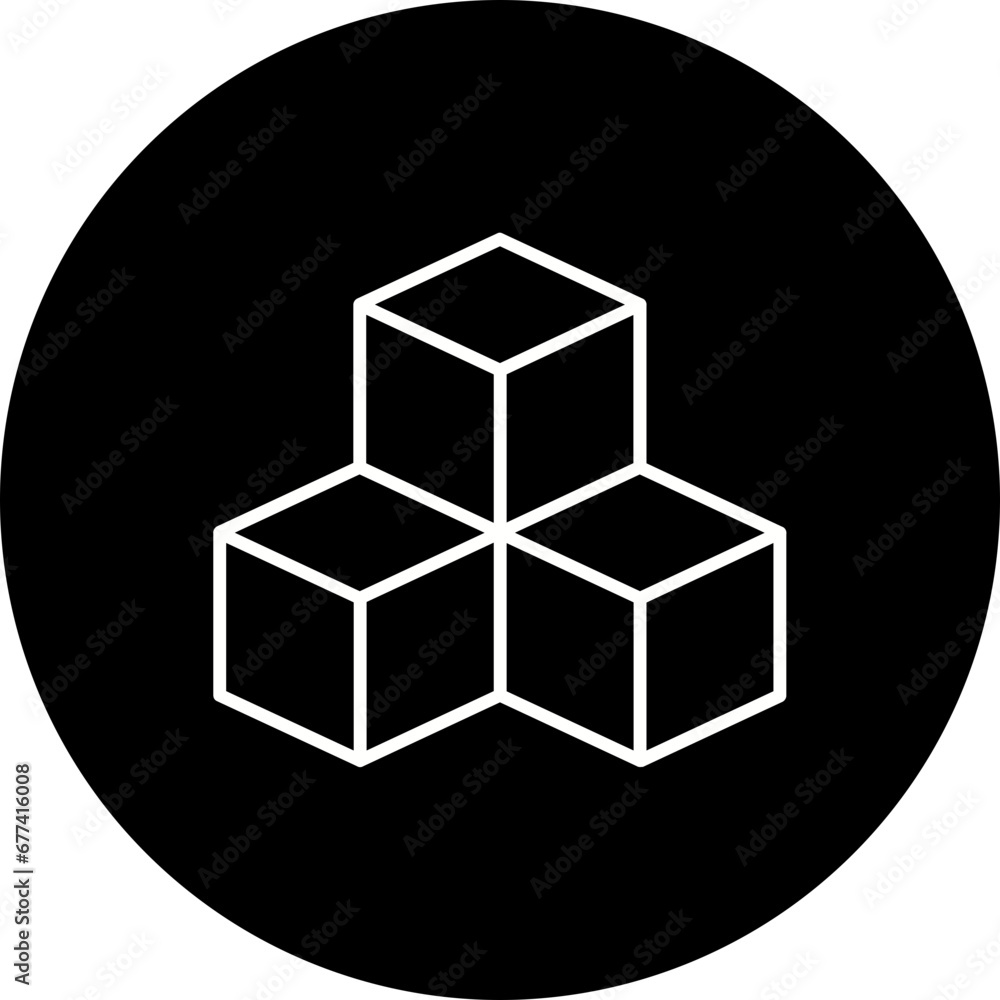 Cubes Icon Cubes Icon