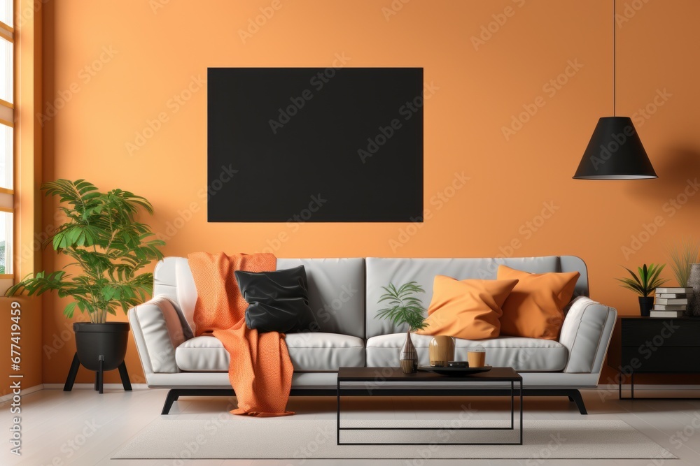 Sale banner with abstract shapes. Generative AI. Sale banner with abstract shapes. Generative AI.