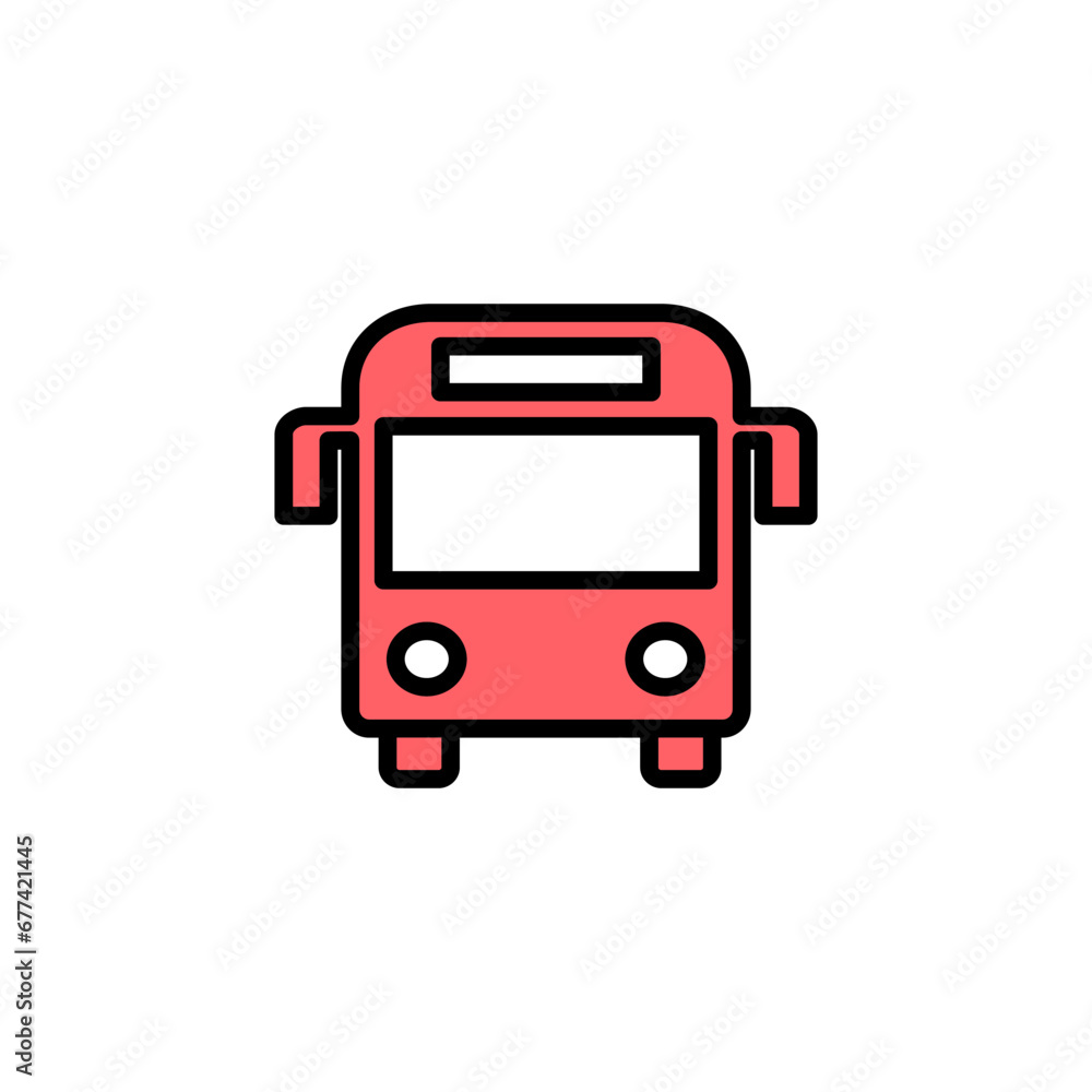 Bus icon set illustration. bus sign and symbol. transport symbol Bus icon set illustration. bus sign and symbol. transport symbol