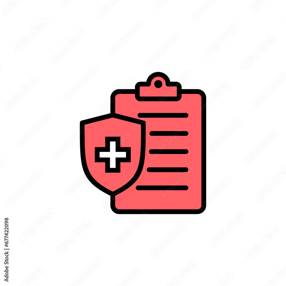 Medical insurance icon set illustration. health insurance sign and symbol Medical insurance icon set illustration. health insurance sign and symbol