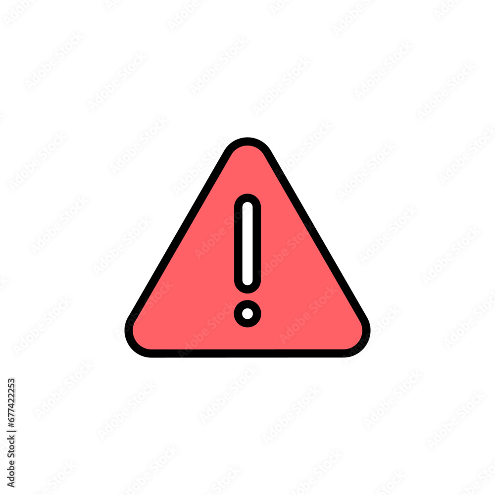 Exclamation danger sign illustration. attention sign and symbol. Hazard warning attention sign Exclamation danger sign illustration. attention sign and symbol. Hazard warning attention sign