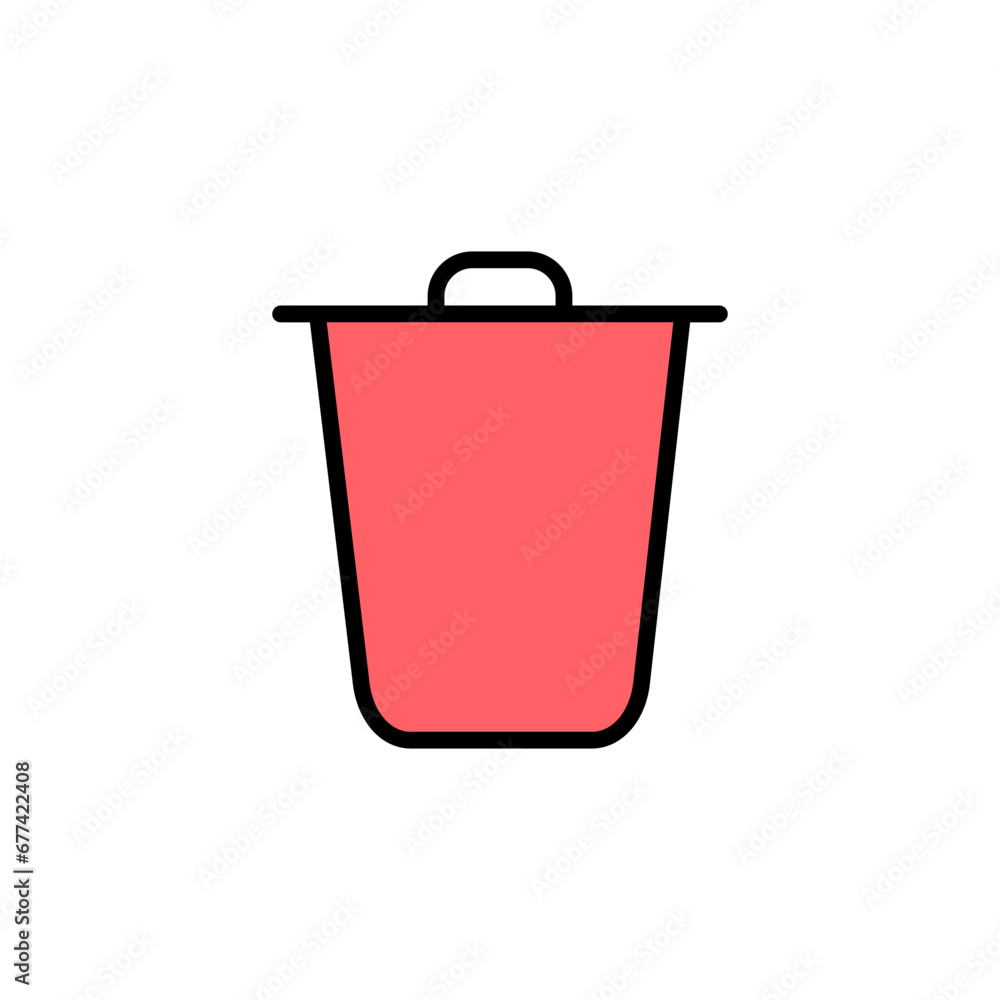 Trash icon set illustration. trash can icon. delete sign and symbol. Trash icon set illustration. trash can icon. delete sign and symbol.