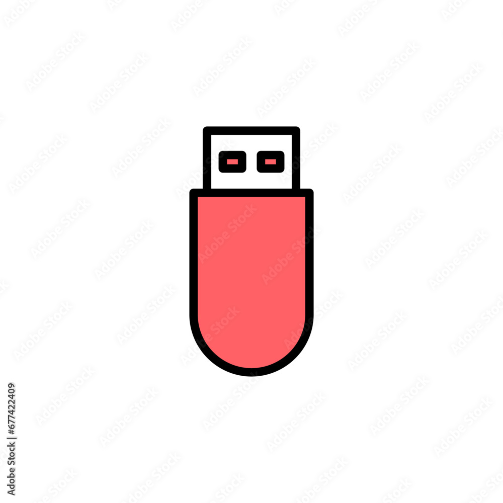 Usb icon set illustration. Flash disk sign and symbol. flash drive sign. Usb icon set illustration. Flash disk sign and symbol. flash drive sign.
