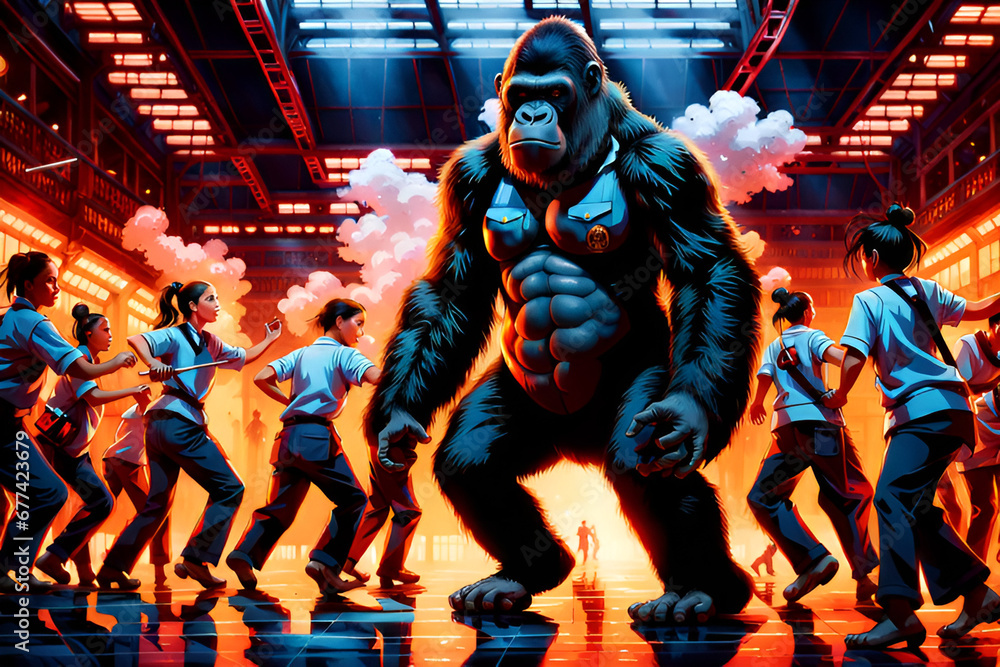 people dancing in the club Generative AI people dancing in the club Generative AI