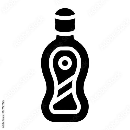 massage oil Solid icon