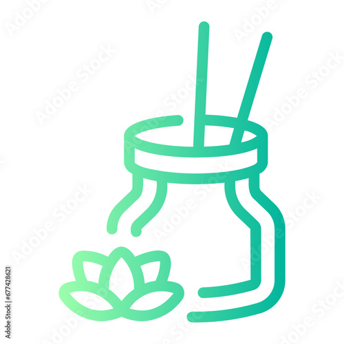 aromatherapy Line Gradient Icon