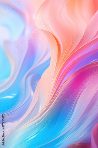 Colorful abstract swirls vertical background