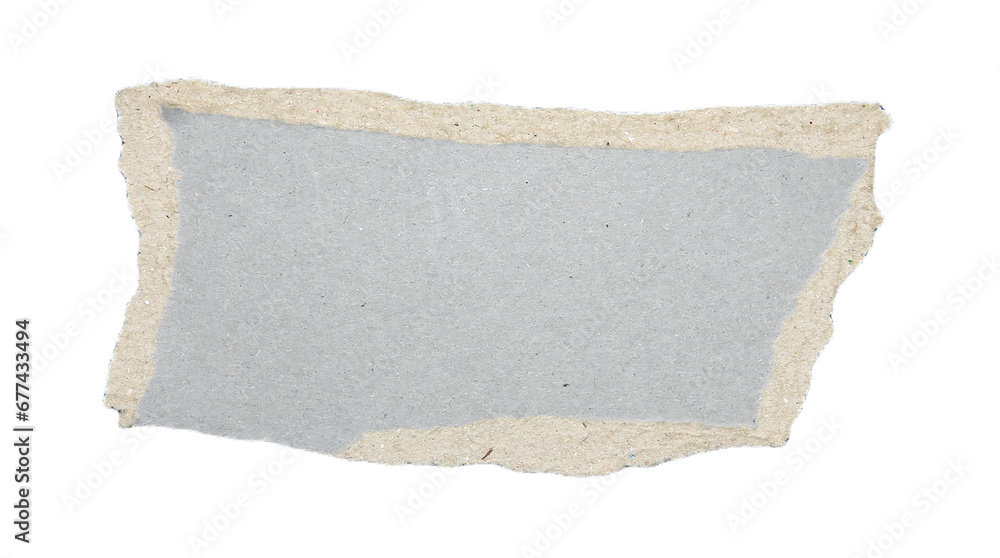 Obraz premium Pieces of torn paper on transparent background png file
