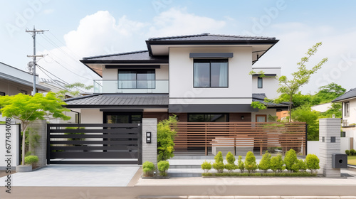保守的なデザインの日本の住宅 photo