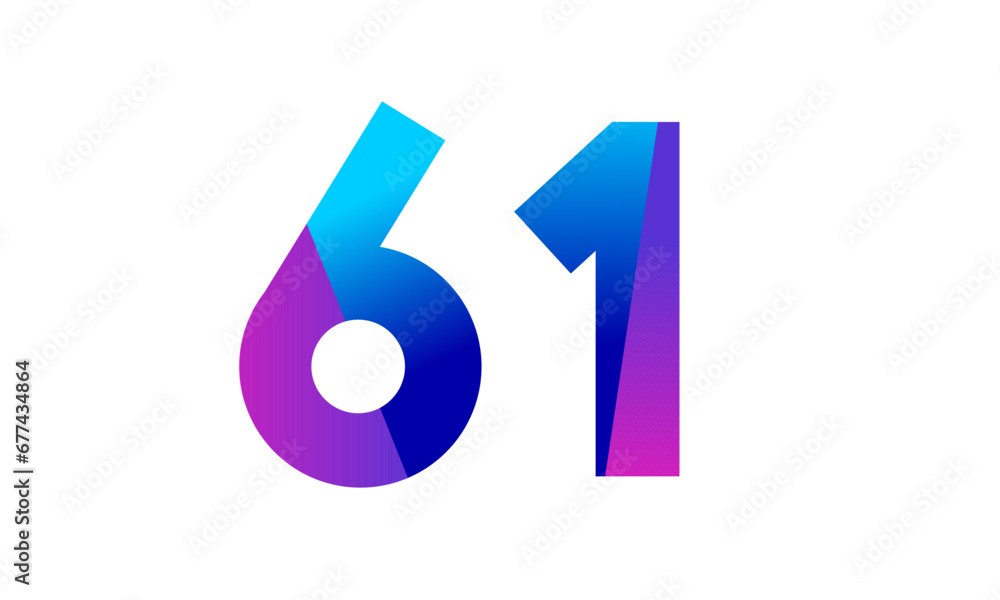 New Modern Number Blue Purple Teen Logo New Modern Number Blue Purple Teen Logo