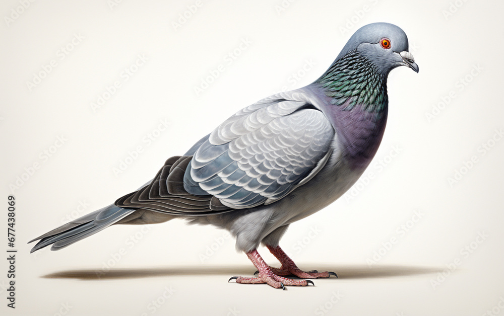 Fototapeta premium Pigeon bird realistic photography
