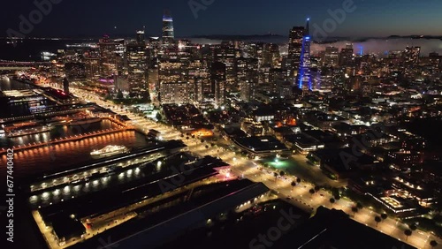 Wallpaper Mural Sunset City At San Francisco In California United States. Highrise Building Architecture. Tourism Travel. Sunset City At San Francisco In California United States.  Torontodigital.ca