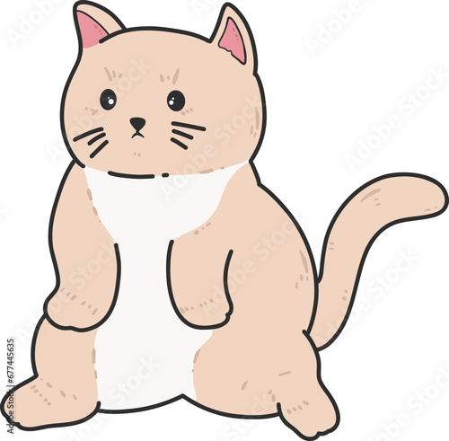 cute cat cartoon
