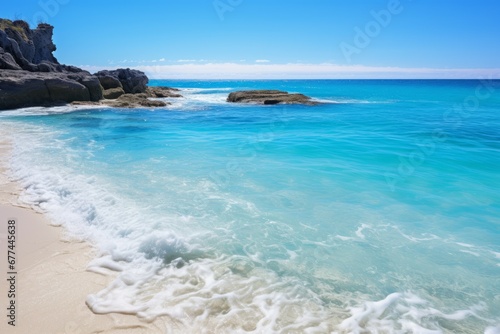 Tranquil Waves A Refreshing Blue Water Oasis