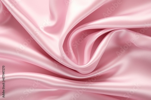 a pink satin with folds
