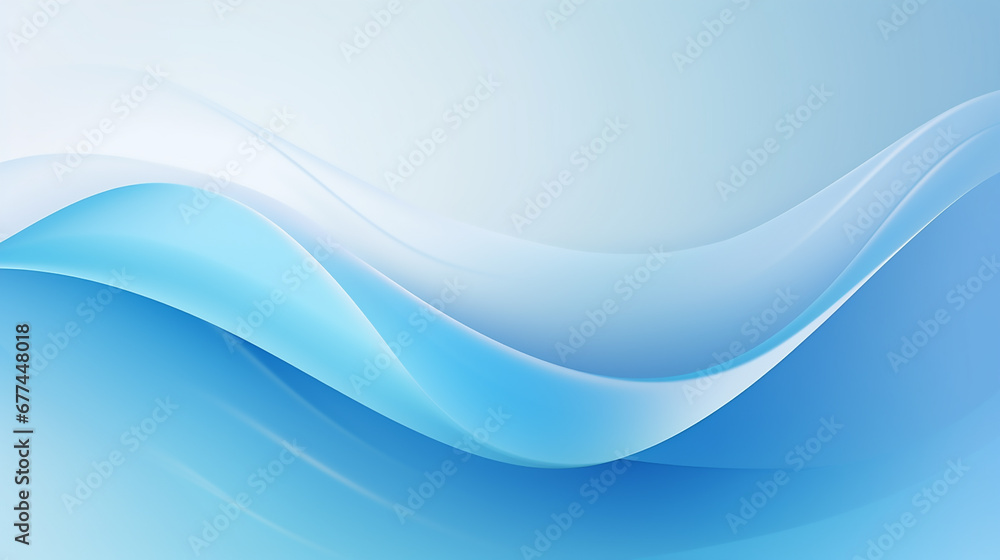 Fototapeta premium Abstract blue wave background poster with dynamic wave gradient blue technology, banner, poster, background.