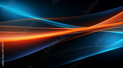 abstract neon light wave Design element for technology, science, music or modern concept. dynamic colorful fluid wave flowing Lovely Light Waves background. 