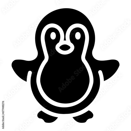 penguin Solid icon