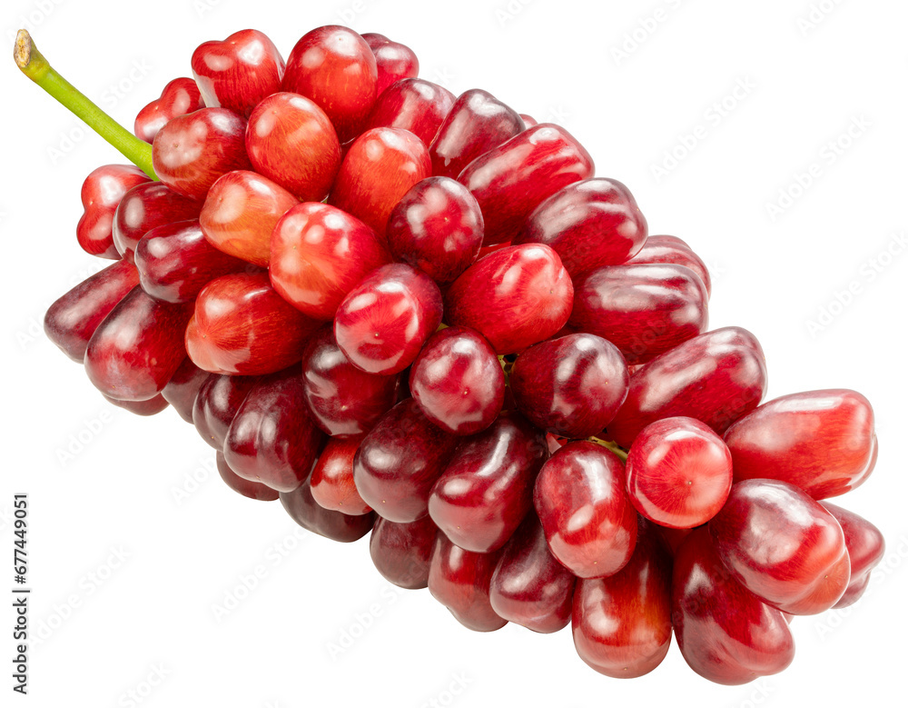 Red Shine Muscat grape isolated on white, Red Shine Muscat Grape isolated on white background PNG file. Red Shine Muscat grape isolated on white, Red Shine Muscat Grape isolated on white background PNG file.