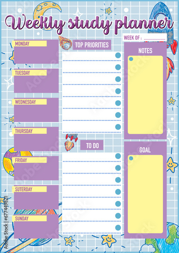 Student Lesson Plan and To-Do List Template