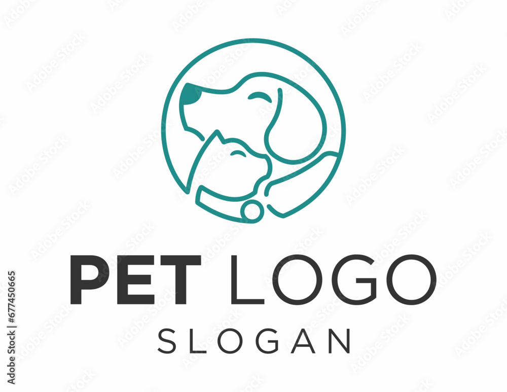 The logo design is about Pet and was created using the Corel Draw 2018 application with a white background. The logo design is about Pet and was created using the Corel Draw 2018 application with a white background.