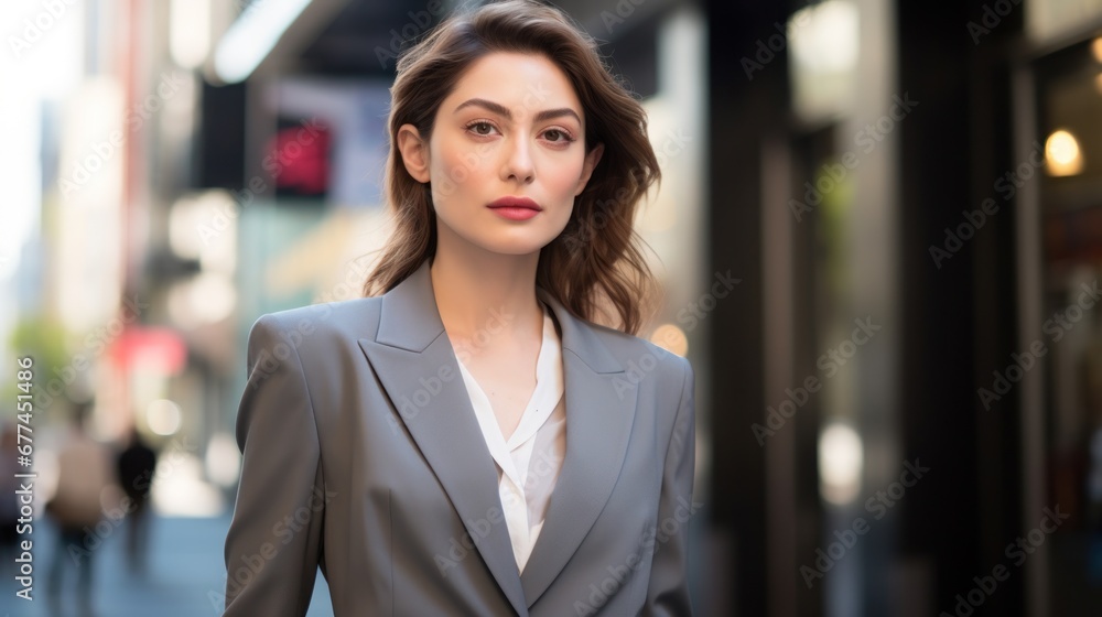 a woman in a suit a woman in a suit