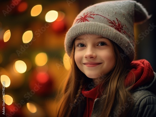 Wallpaper Mural a girl wearing a hat Torontodigital.ca