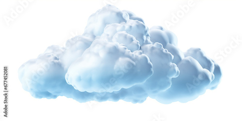 cloud isolated on white background
