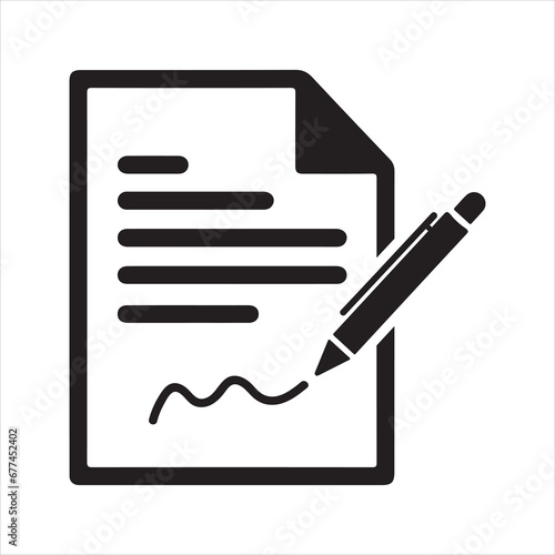 Contract, agreement icon