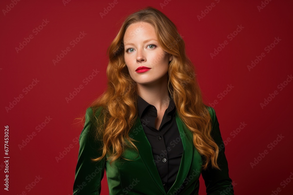 a woman in a green jacket a woman in a green jacket