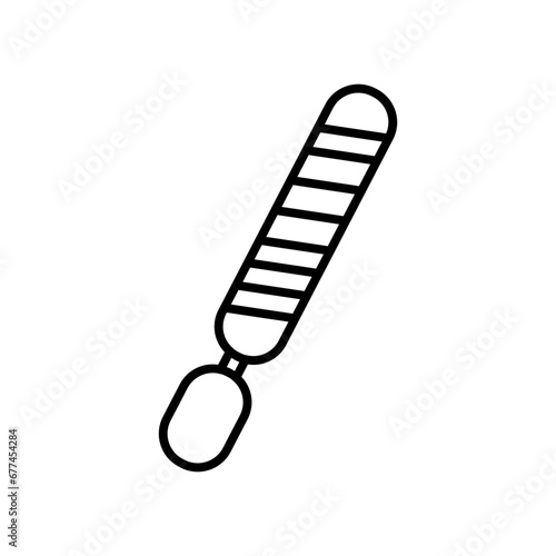 nail file line icon