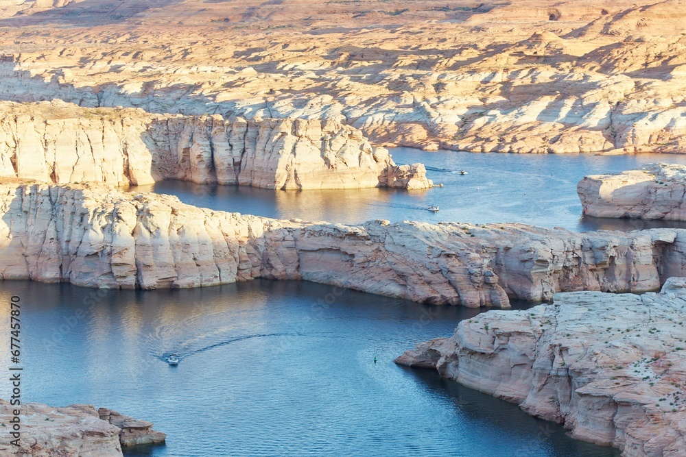 Overlooking the Wahweap Marina in Page, Arizona