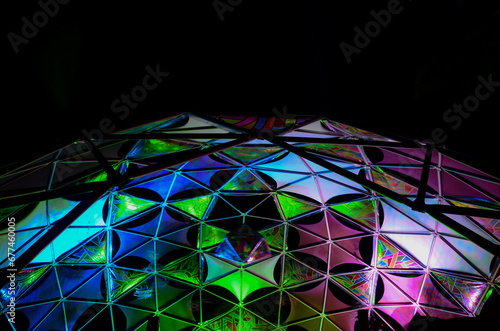 Decoration of a chillout stage at Universo Paralello electronic music festival in Brazil