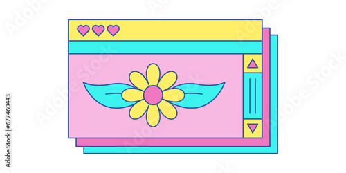 Scroll Bar Retro Computer Icon