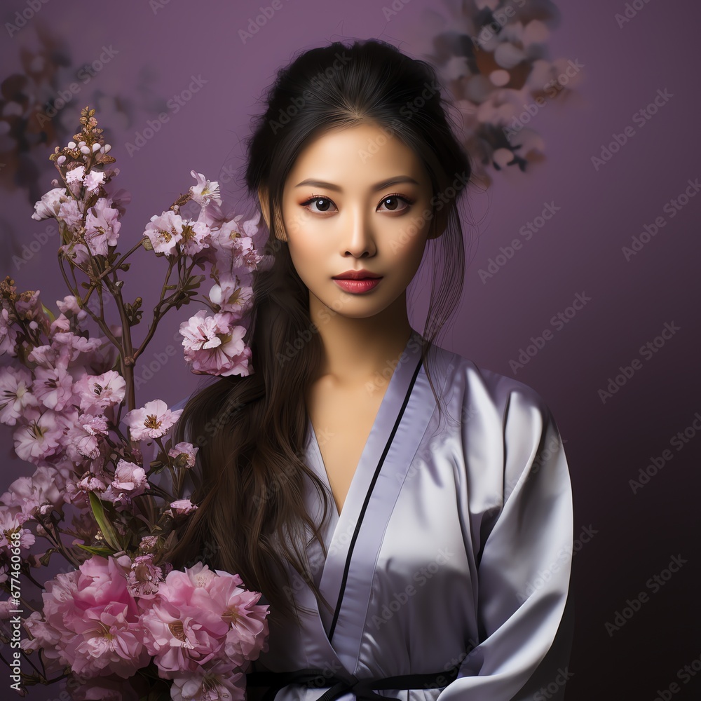 Fototapeta premium photo model