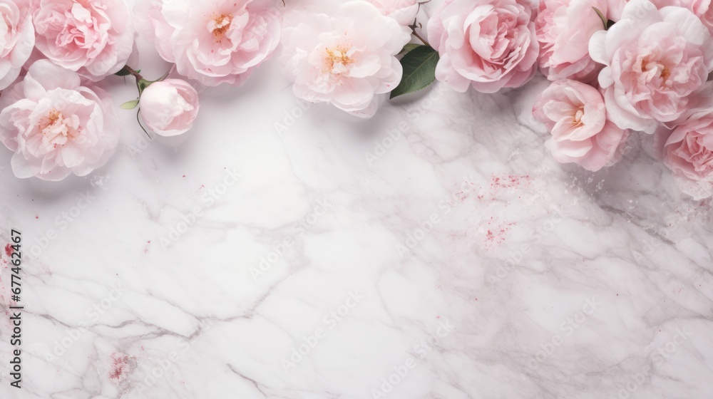 beautiful pink flower pattern luxurious marble texture rose flower background for celebration Leave space to enter text. beautiful pink flower pattern luxurious marble texture rose flower background for celebration Leave space to enter text.