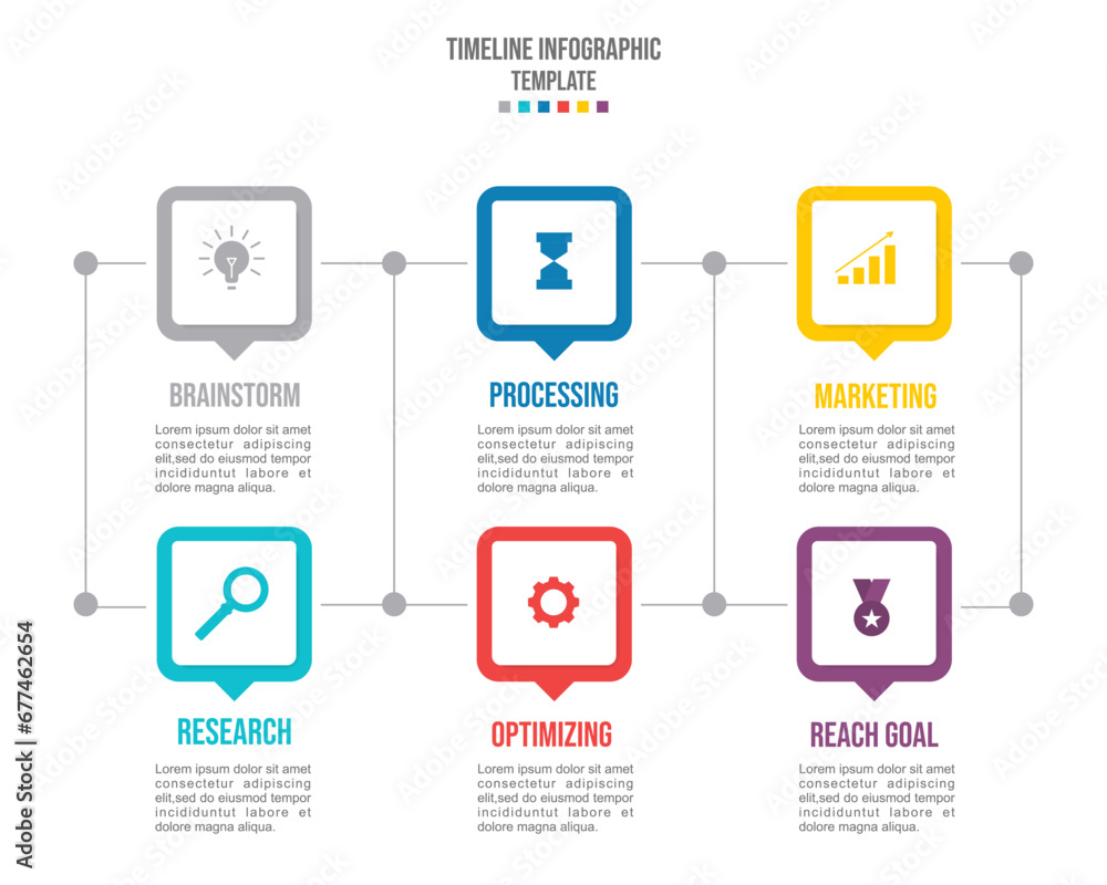 Modern infographic template for business. Timeline, diagram chart with steps. Presentation vector infographic. Modern infographic template for business. Timeline, diagram chart with steps. Presentation vector infographic.