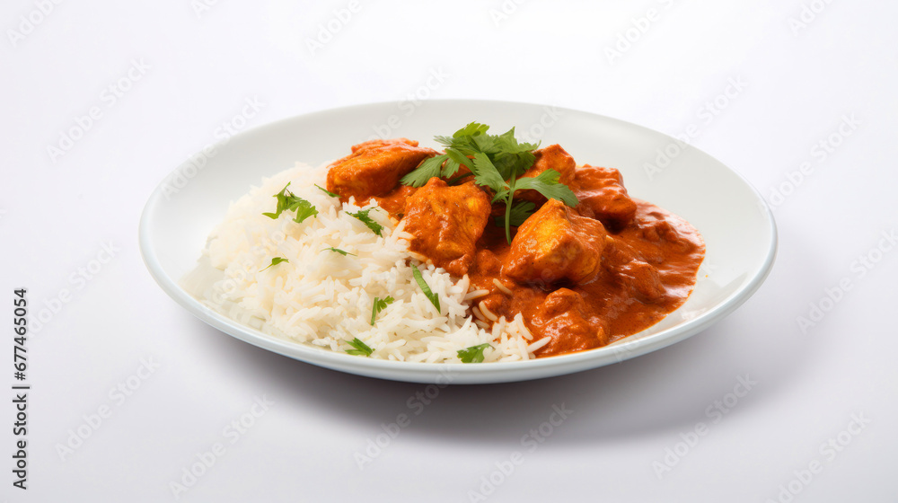 rice with chicken tikka masala