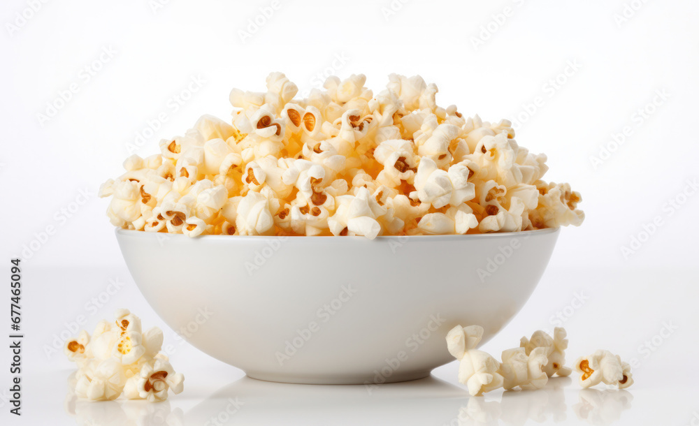 popcorn in bowl popcorn in bowl