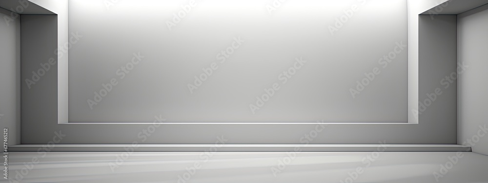Empty light and dark interior background.White Geometry Empty light and dark interior background.White Geometry