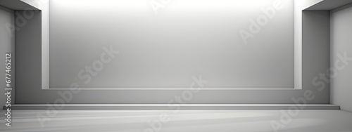 Wallpaper Mural Empty light and dark interior background.White Geometry Torontodigital.ca