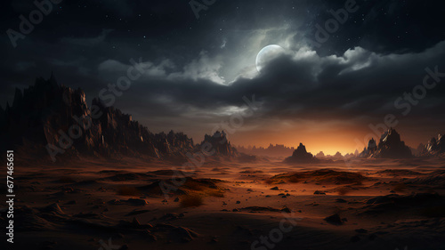 DESERT IN THE NIGHT  © Montana Photo&Design